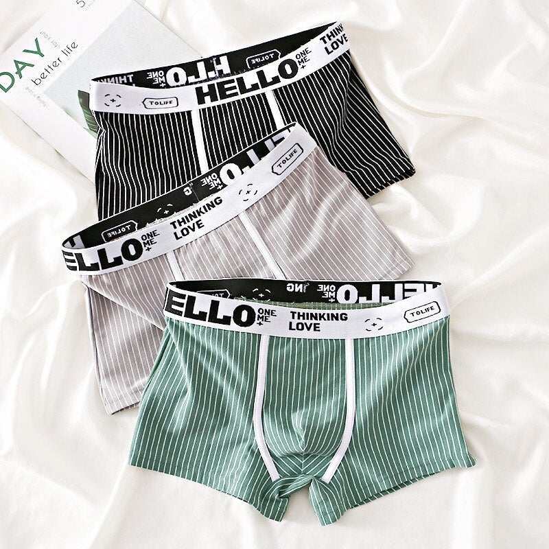 3-Pack - HelloBloke Striped