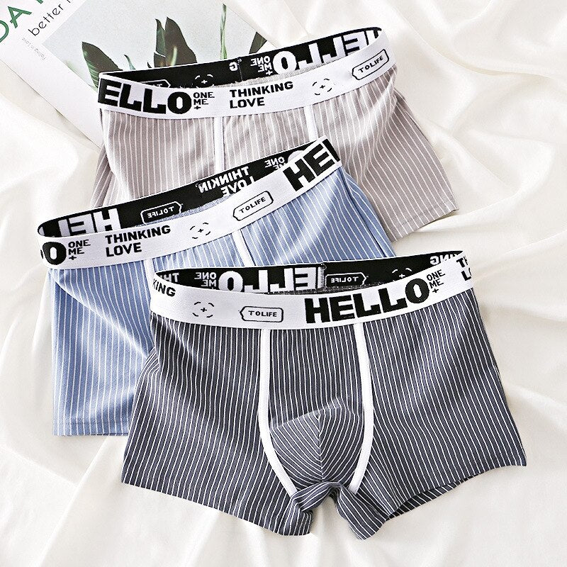 3-Pack - HelloBloke Striped