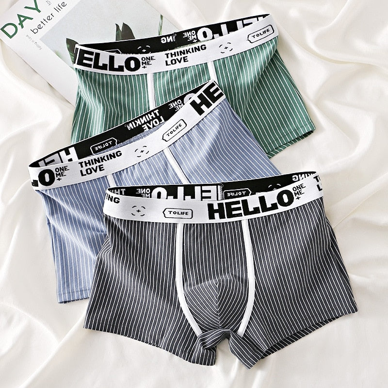 3-Pack - HelloBloke Striped