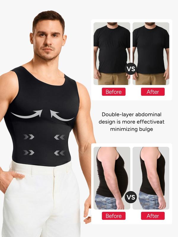 Hello - Men's Basic Compression Shapewear Tanktop