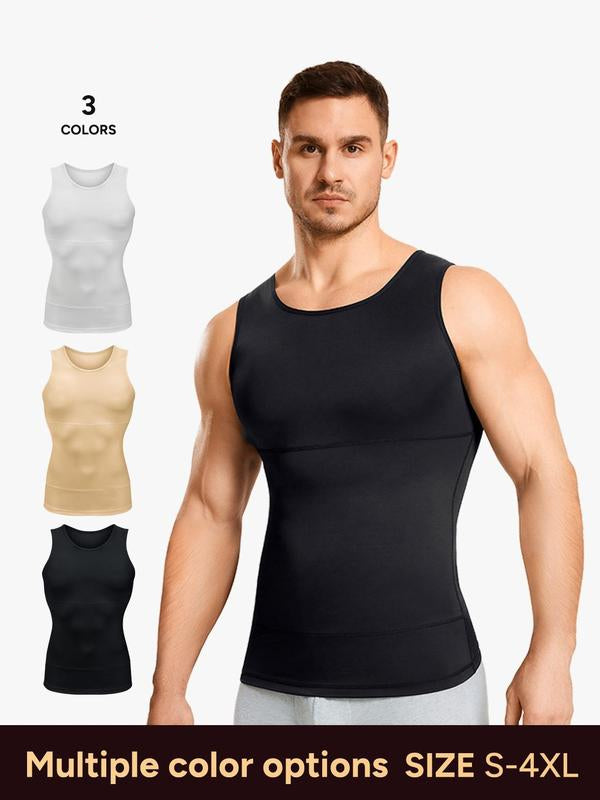 Hello -  Men's Basic Compression Shapewear Tanktop