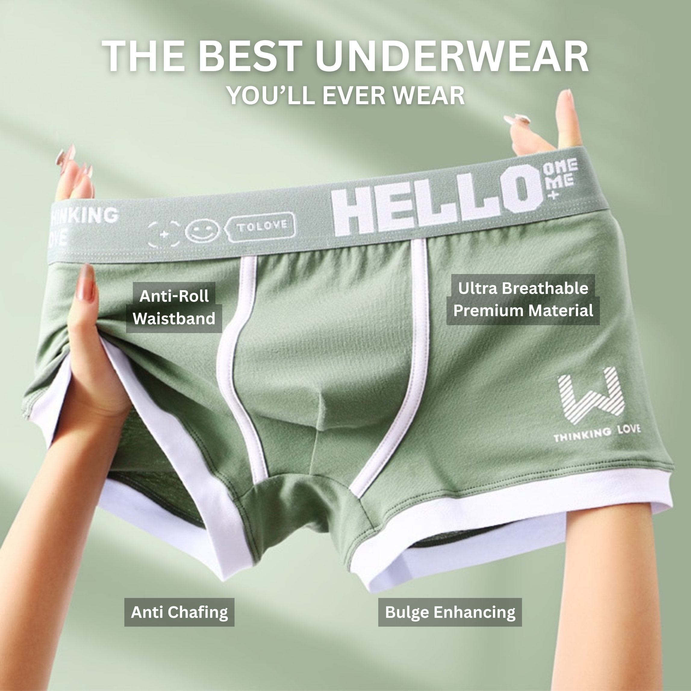 HelloBloke Classic - Men's Underwear (2+2 Free)